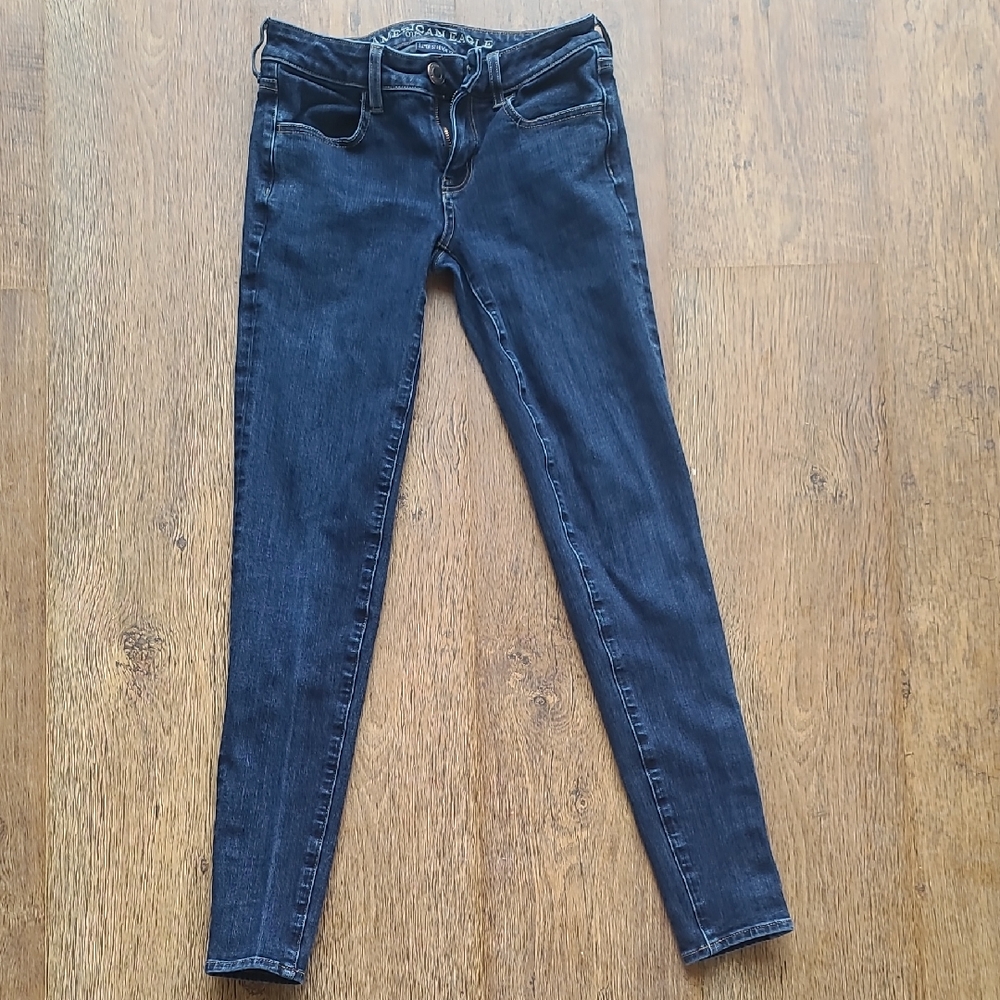 American Eagle Outfitters Dark Blue Skinny Jeans